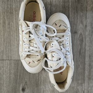 Adidas Nizza Platform Sneakers Cream Floral Print